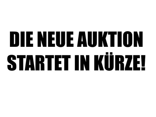 Die Neue Auktion startet in Kürze